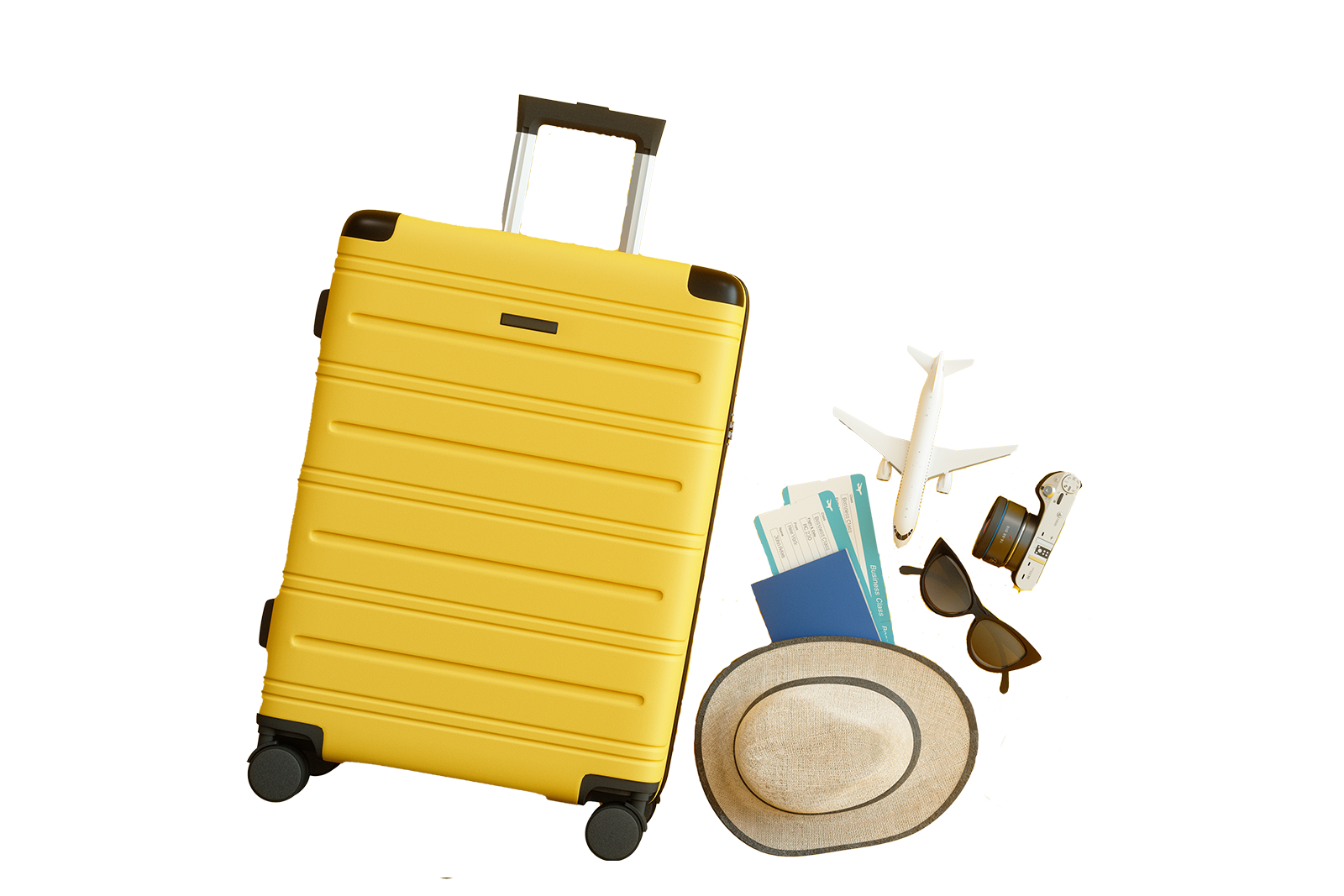 Luggage and other vacation items