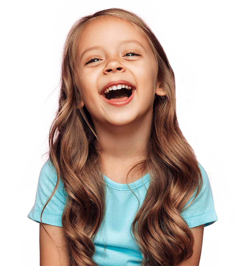 Young girl smiling