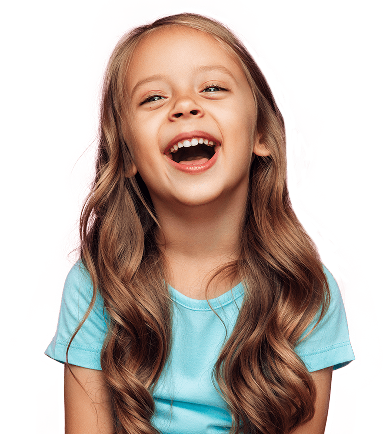 Young girl smiling