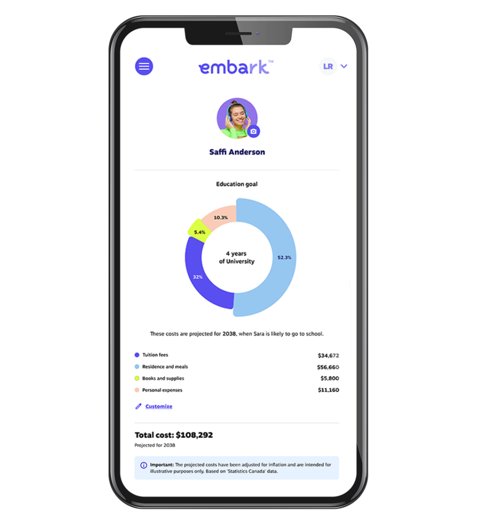 Transfer your RESP to Embark and get 2% more on us!