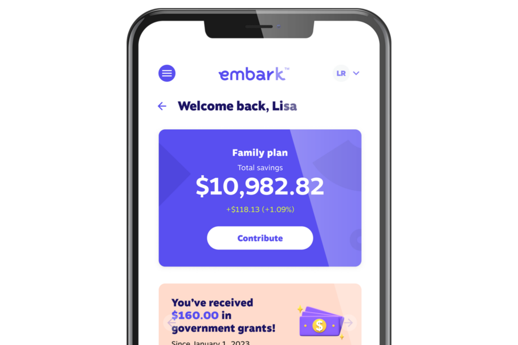 Transfer your RESP to Embark and get 2% more on us!